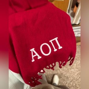 AOII Wool and Cashmere Scarf